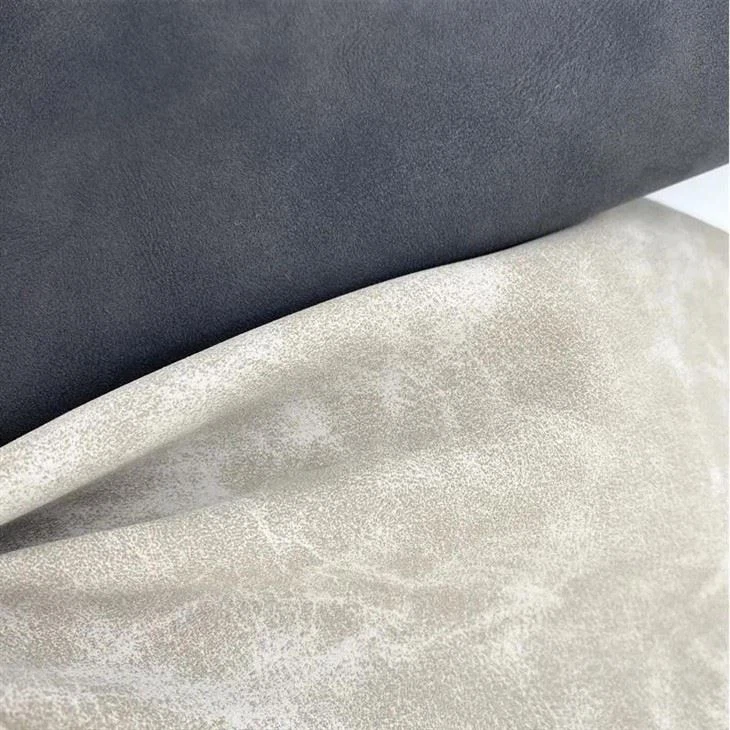 Customization PU Synthetic Leather Material Nubuck Touching Rexine For Shoe Upper