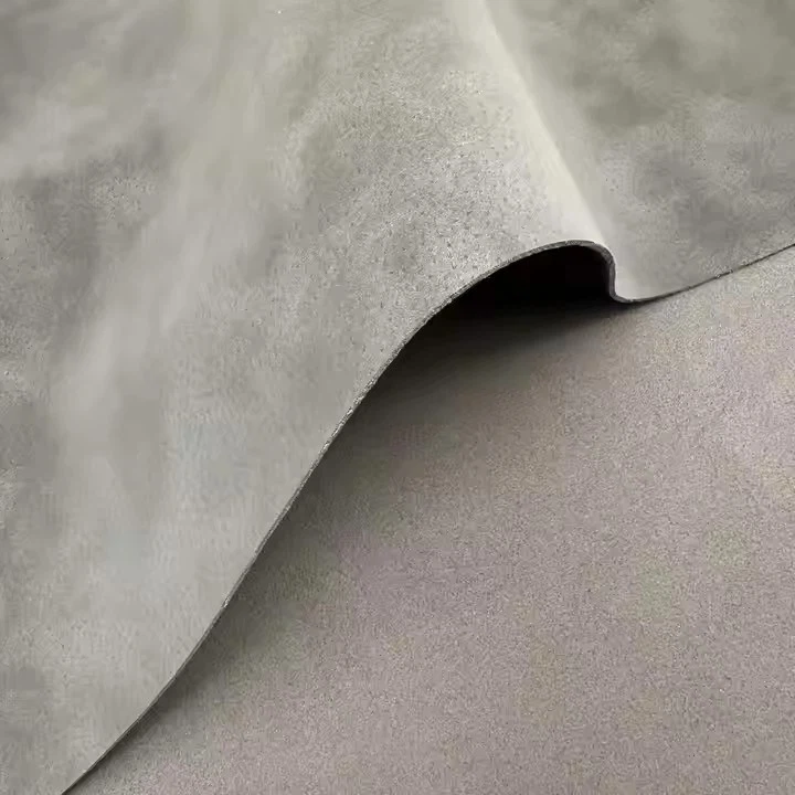 Nonwoven Backing Imitation Pu Microfiber Synthetic Leather Shoe Upper Making Suede Leather Raw Materials Fabric