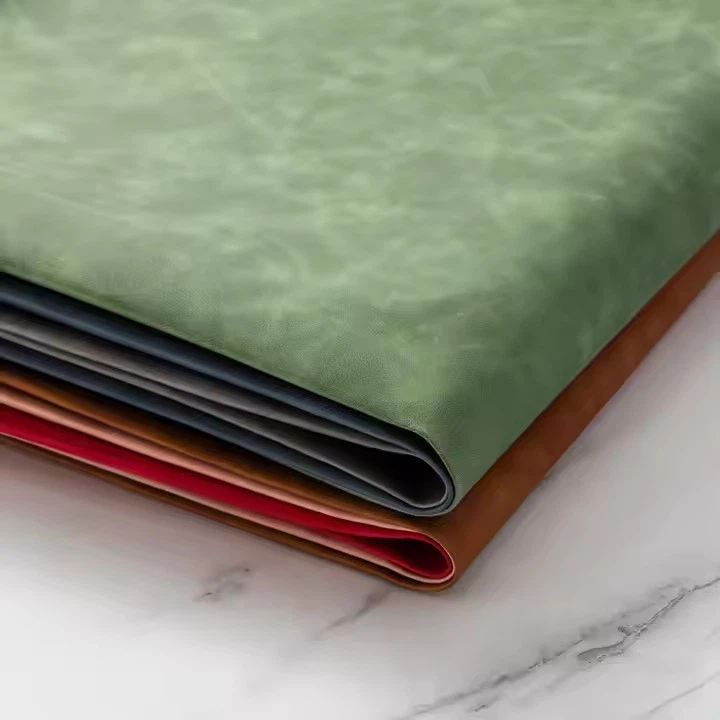 Pu Leather Microfiber Material Pu Leather Cork Fabric For Black Glove Microfiber