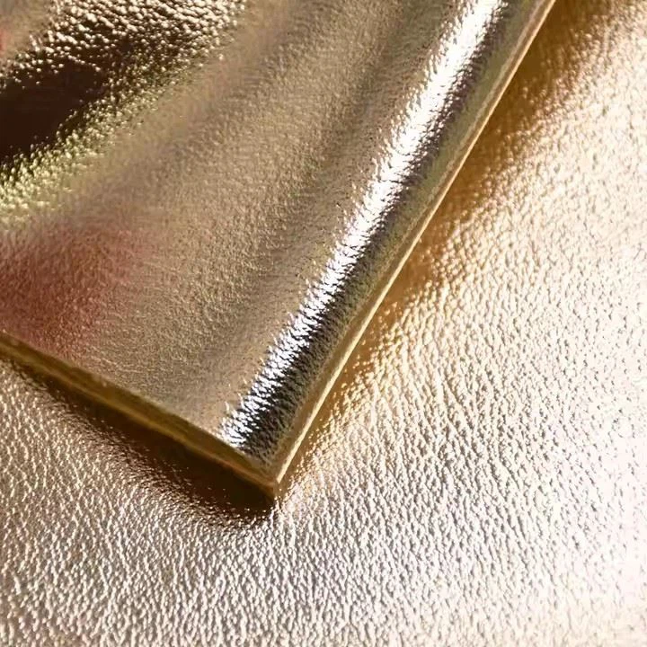 Waterproof Oil Emboss Faux Pu Artificial Film Leather For Shoes And Bags Making Popular
