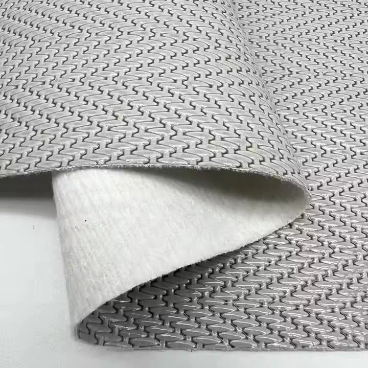 Wear-Resistant PU Synthetic Leather Lady's High Heel Shoes Durable Elastic Fabric KnittedBacking Bags Cars Decorative Purposes